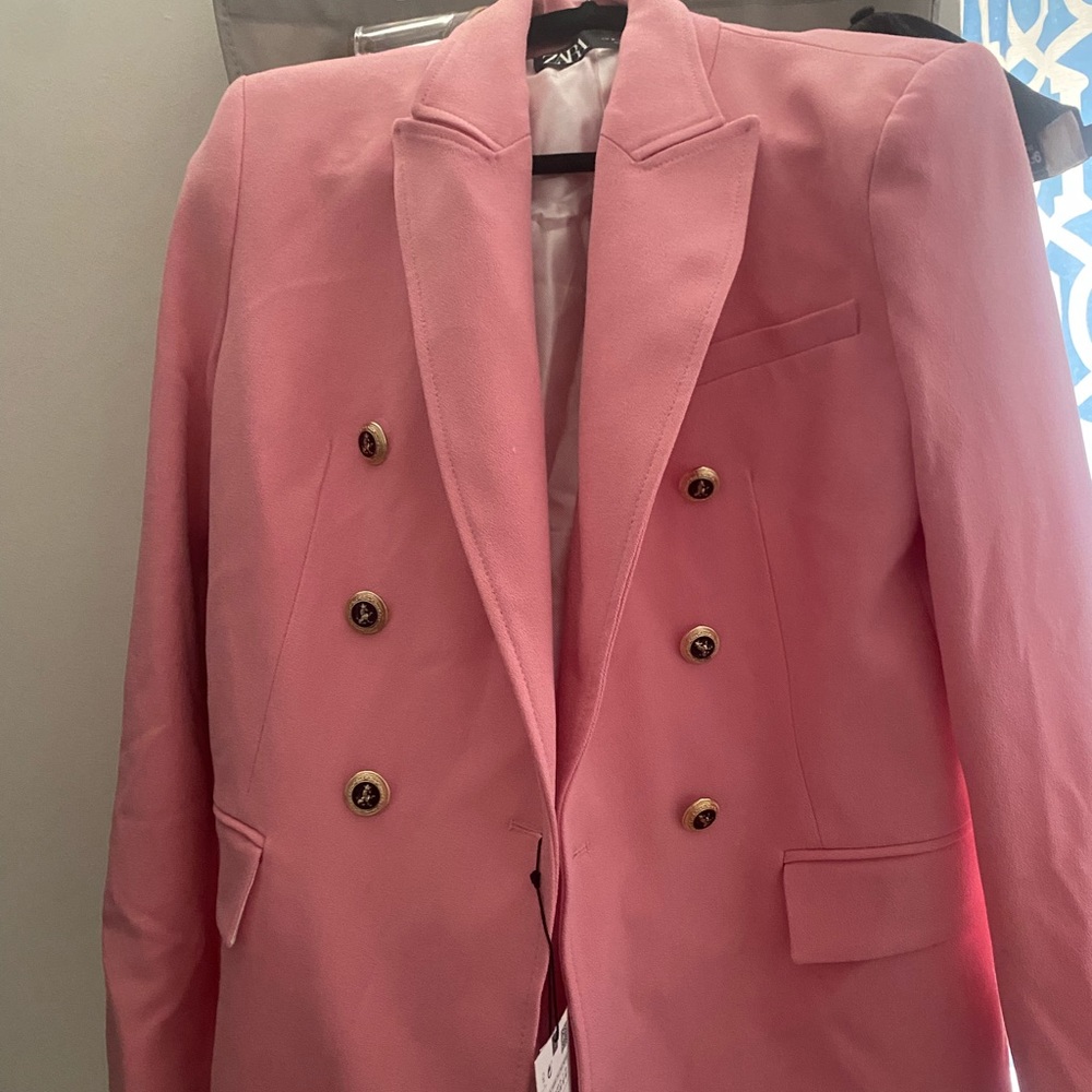 Pink blazer